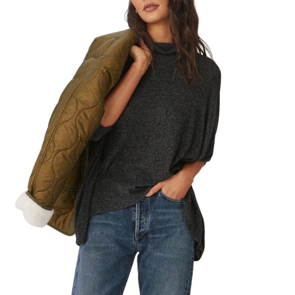 Anthropologie Sweaters - Anthropologie AMADI Cowl Neck Poncho Sweater